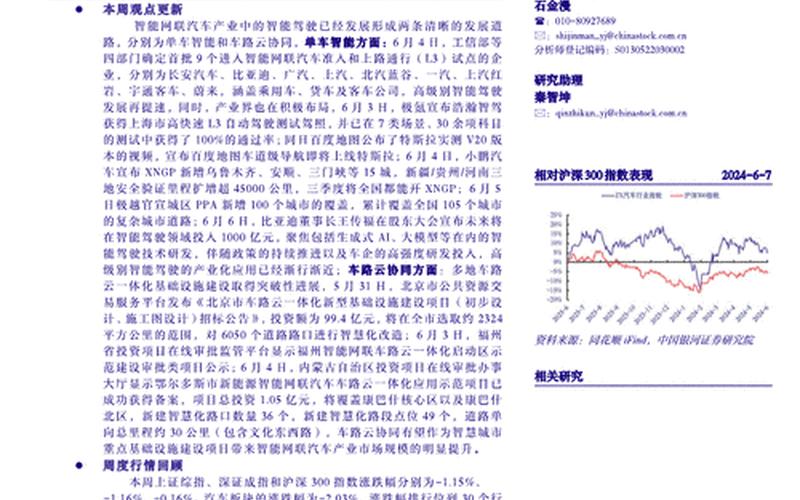 车路云一体化试点城市名单揭晓！ 